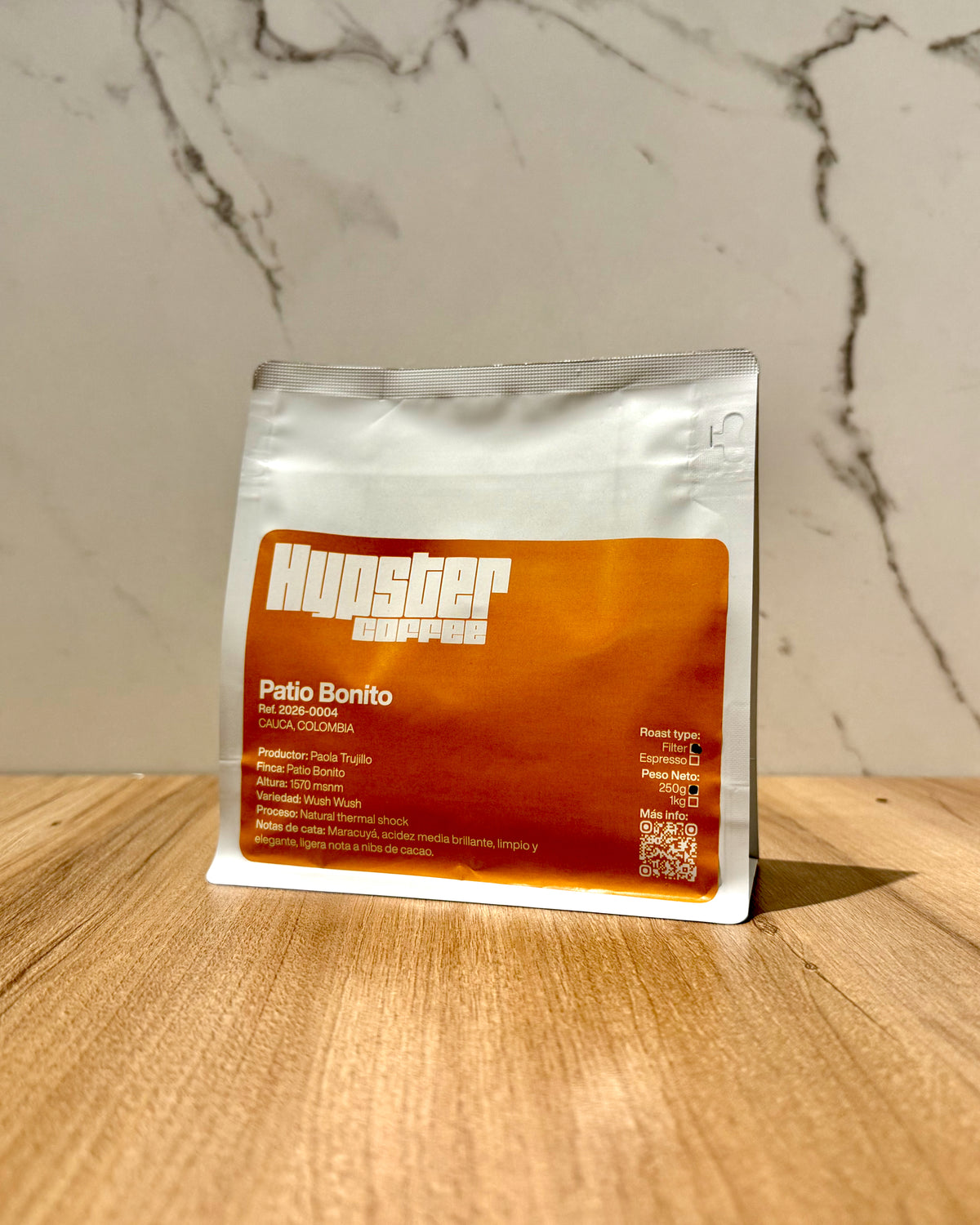 Paquete de café Patio Bonito · Hypster Coffee